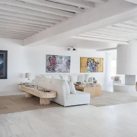 Extravagant Mykonos - 10 Bedrooms - Castillo Di Cuore - Stunning Sea Views - Agios Lazaro Вилла