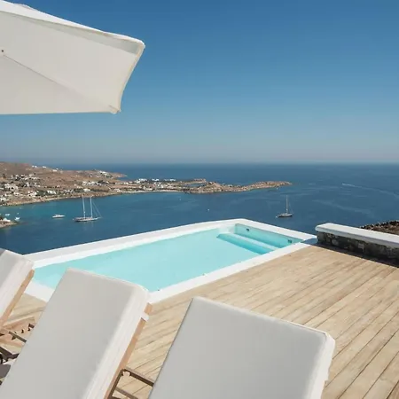 Extravagant Mykonos - 10 Bedrooms - Castillo Di Cuore - Stunning Sea Views - Agios Lazaro