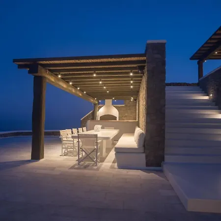 Extravagant Mykonos - 10 Bedrooms - Castillo Di Cuore - Stunning Sea Views - Agios Lazaro Вилла Псароу