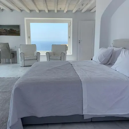 Вилла Extravagant Mykonos - 10 Bedrooms - Castillo Di Cuore - Stunning Sea Views - Agios Lazaro