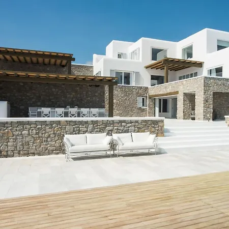 Extravagant Mykonos - 10 Bedrooms - Castillo Di Cuore - Stunning Sea Views - Agios Lazaro *