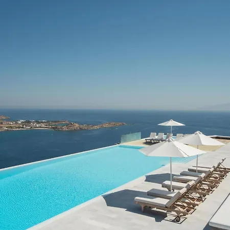 Extravagant Mykonos - 10 Bedrooms - Castillo Di Cuore - Stunning Sea Views - Agios Lazaro *