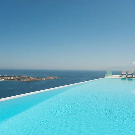 Willa Extravagant Mykonos - 10 Bedrooms - Castillo Di Cuore - Stunning Sea Views - Agios Lazaro