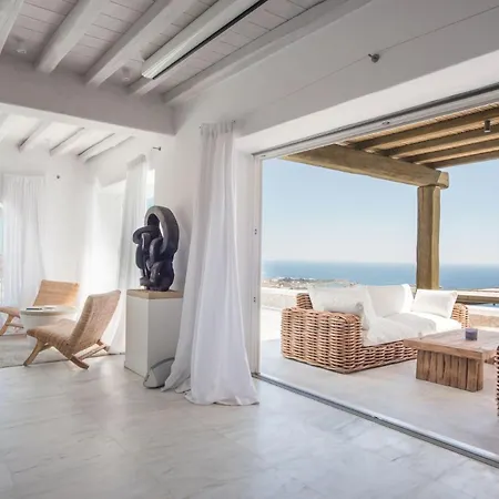 Extravagant Mykonos - 10 Bedrooms - Castillo Di Cuore - Stunning Sea Views - Agios Lazaro *