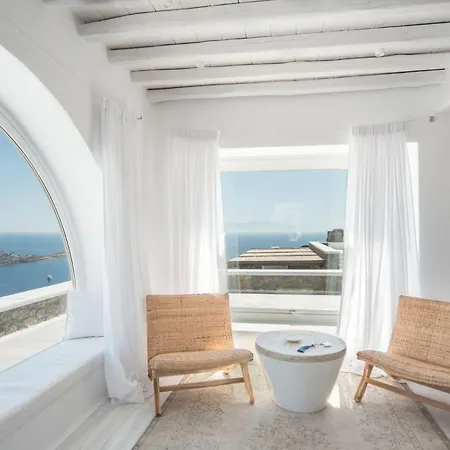 Extravagant Mykonos - 10 Bedrooms - Castillo Di Cuore - Stunning Sea Views - Agios Lazaro Willa