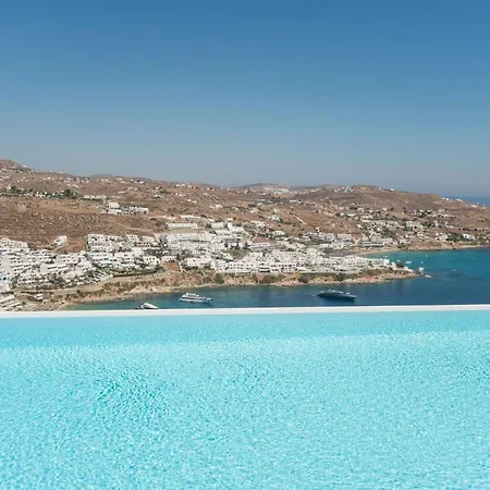 Extravagant Mykonos - 10 Bedrooms - Castillo Di Cuore - Stunning Sea Views - Agios Lazaro Willa *