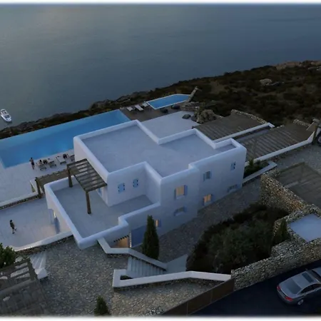 Extravagant Mykonos - 10 Bedrooms - Castillo Di Cuore - Stunning Sea Views - Agios Lazaro *