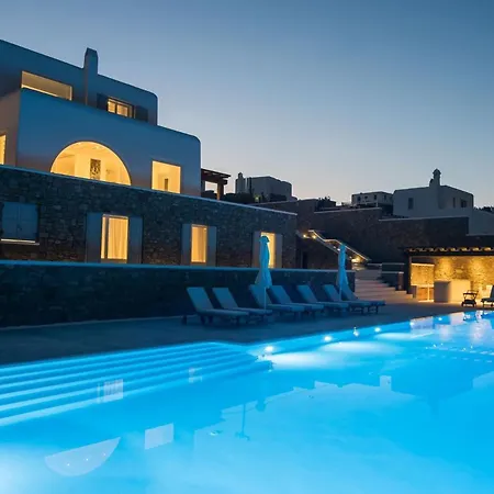 Extravagant Mykonos - 10 Bedrooms - Castillo Di Cuore - Stunning Sea Views - Agios Lazaro * Psarrou