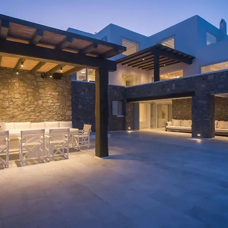 Willa Extravagant Mykonos - 10 Bedrooms - Castillo Di Cuore - Stunning Sea Views - Agios Lazaro