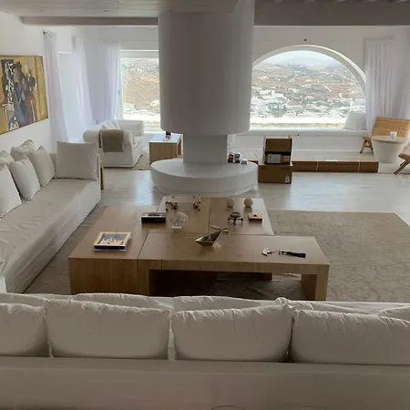 Willa Extravagant Mykonos - 10 Bedrooms - Castillo Di Cuore - Stunning Sea Views - Agios Lazaro *