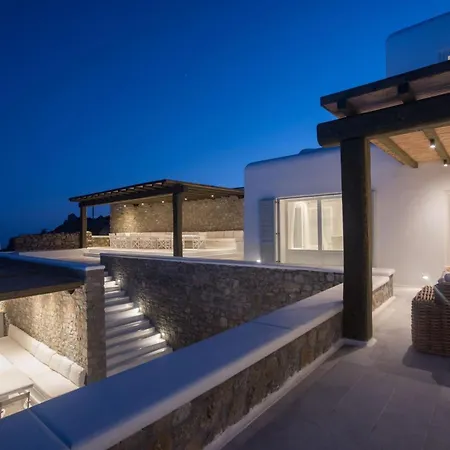 Extravagant Mykonos - 10 Bedrooms - Castillo Di Cuore - Stunning Sea Views - Agios Lazaro Willa Psarrou